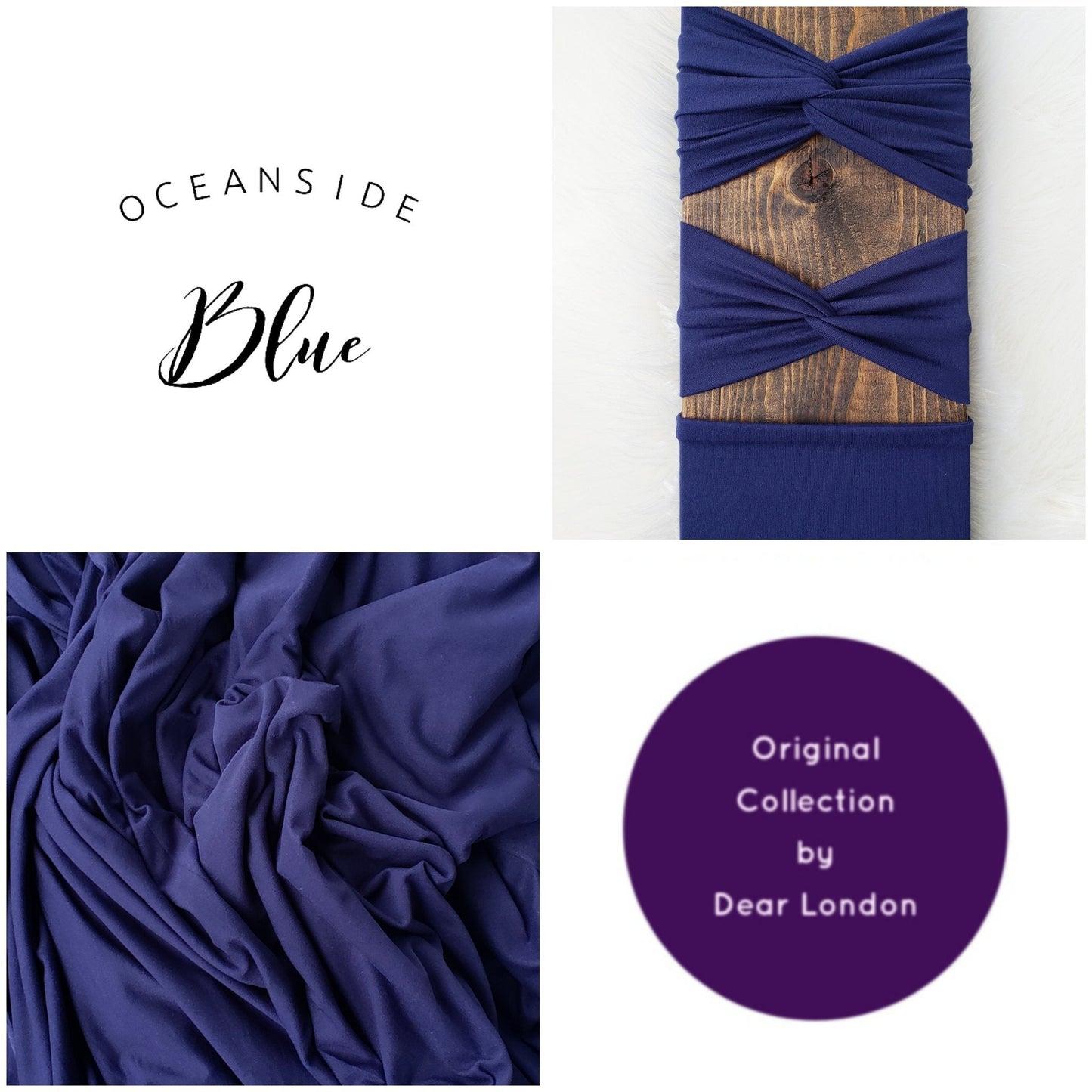 Oceanside Blue Headwrap