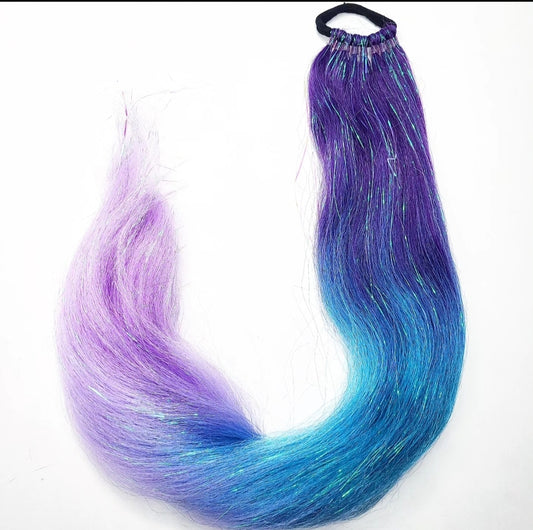 Tie In Galaxy Glitter Hair